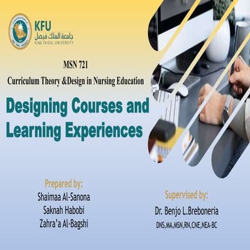 Designing Courses Presentation -Nuesing Education .pptx