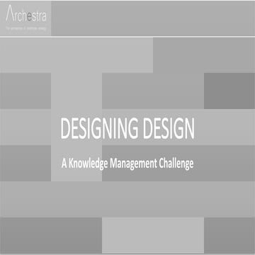 Designing design