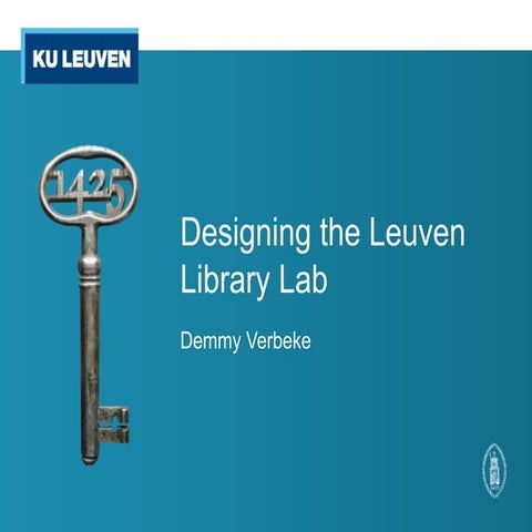 Designing the Digital Humanities Library Lab @ Leuven (DH3L)
