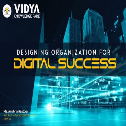 Designing Organisation for Digital Success