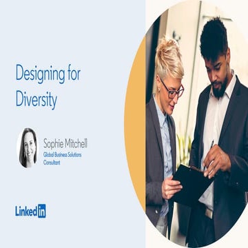 Designing for Diversity - Global Recruiter Summit