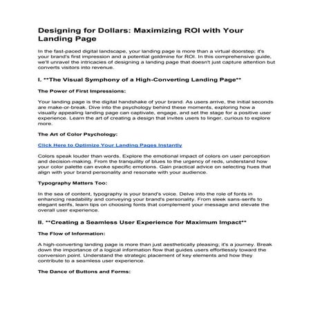 Designing for Dollars: Maximizing ROI with Your Landing Page.docx