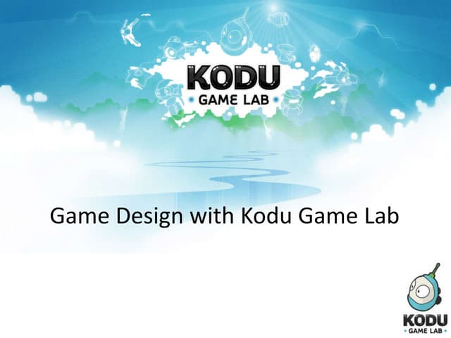Designing games with kodu_game_lab_v1