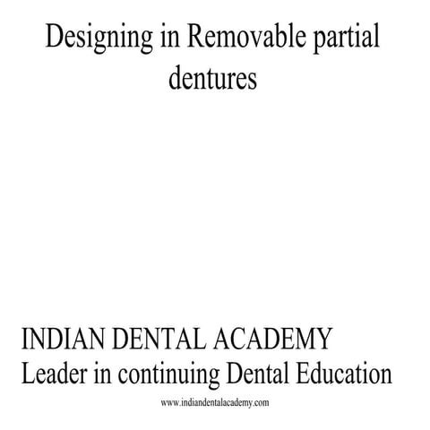 Designing in rp ds/ dental implant courses