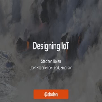 Designing IoT