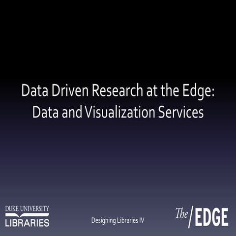Data Driven Research at the Edge