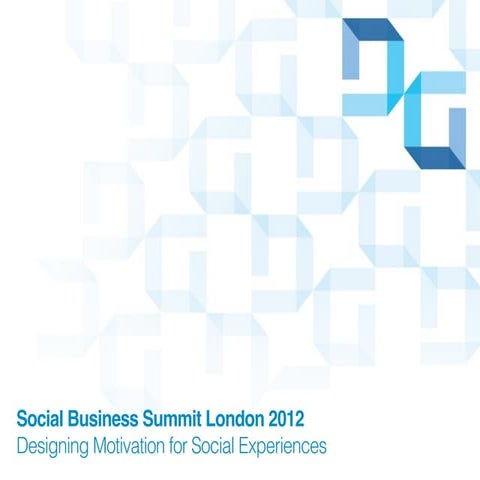 Designing motivation for social experiences  sbs