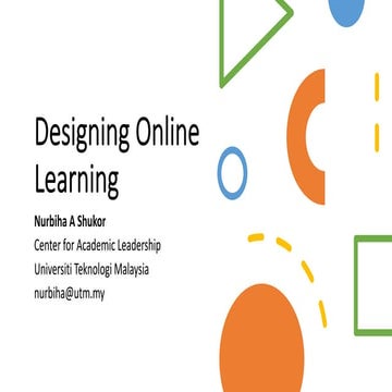 Designing Online Learning | PDF | Educational Video Games | Video Game ...