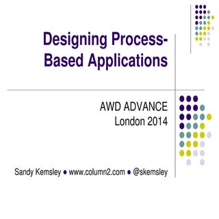 Designing Process-Based Applications
