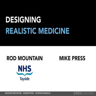 Designing realistic medicine