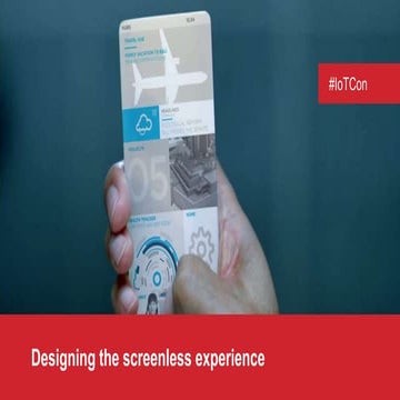 Designing the Screenless Experience