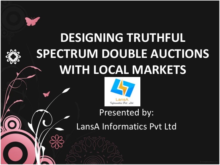 Designing truthful spectrum double auctions with local markets