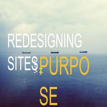 Designing websites with a purpose