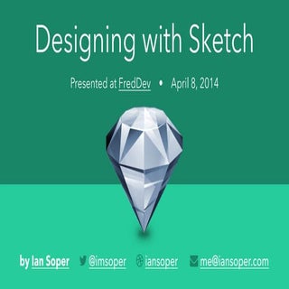 Designing with Sketch App