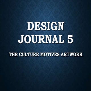 Design journal 5