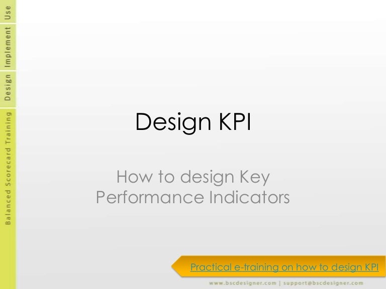 Design KPI