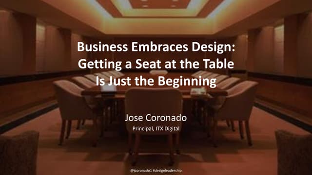 Business Embraces Design: Getting a...