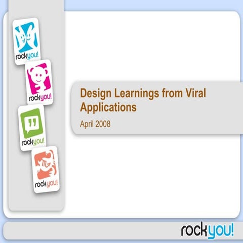 Design Learnings From Viral Applications Presentation