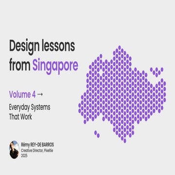 Design lessons from Singapore | Volume 4