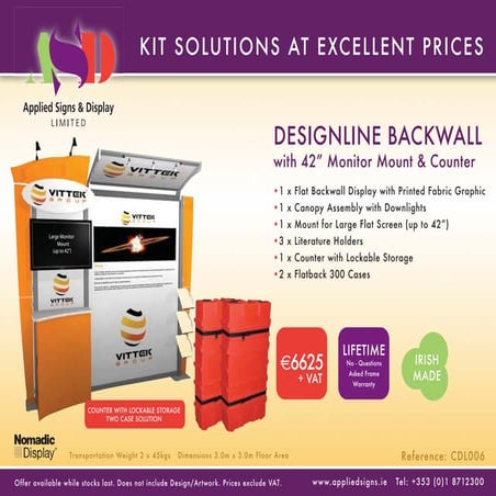 Designline 42 Monitor Canopy Counter | PDF