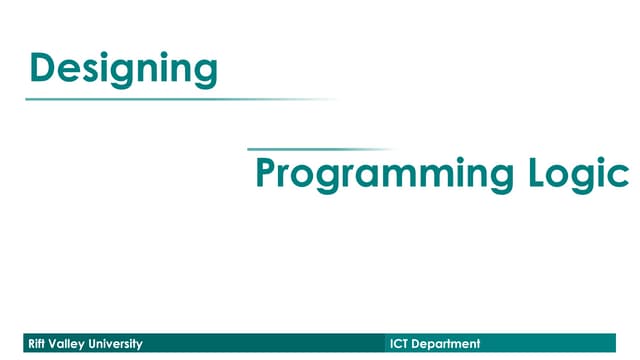 Introductions to Design Logic.pptx IT level