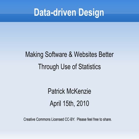 Data-Driven Software Design | ODP | Graphics Software | Computer ...