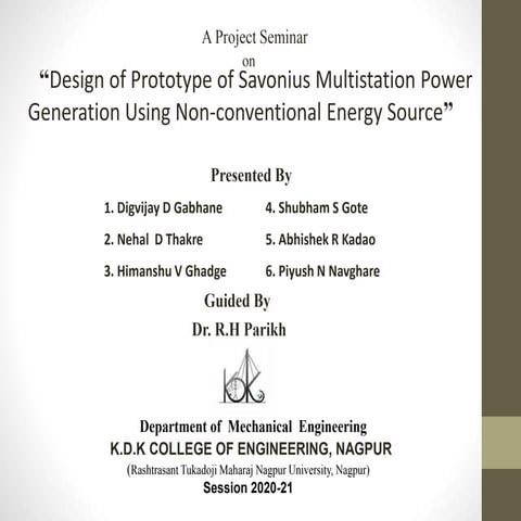 Experimental Comparison Study for Savonius Wind Turbine of Two & Three ...