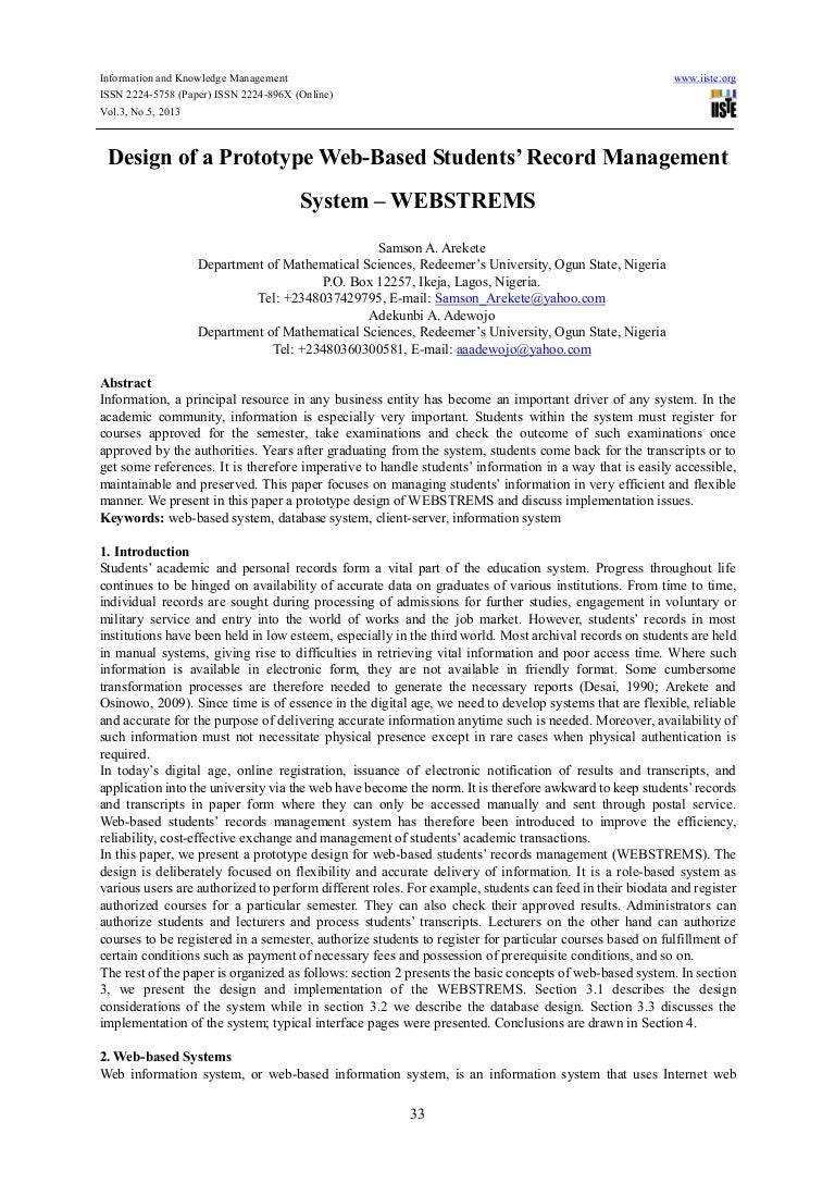 Dissertation proposal service knowledge management