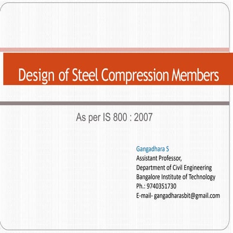 Design of Compressionmembers--- INTRODUCTION.pptx