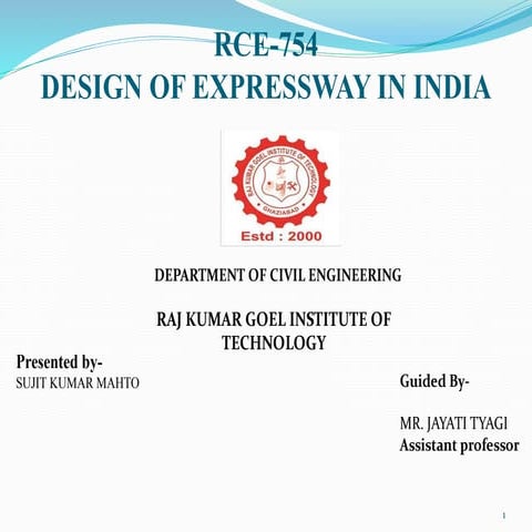 Design of expressway