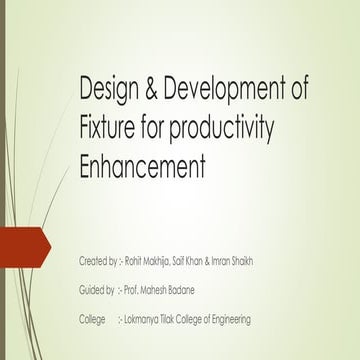 Design of Fixtures and relation gauges .pdf