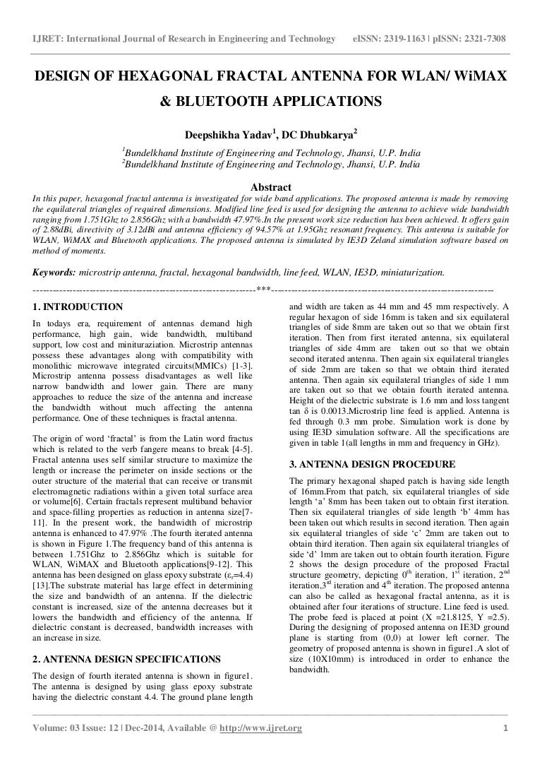 Fractal antenna phd thesis
