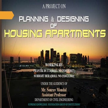 Design of  housing apartment