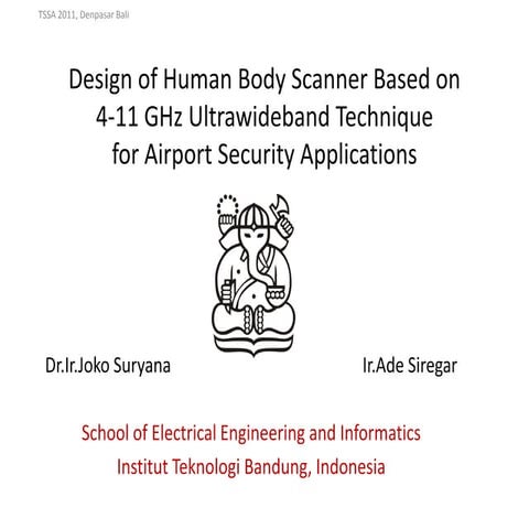 Design of human body scanner based on uwb