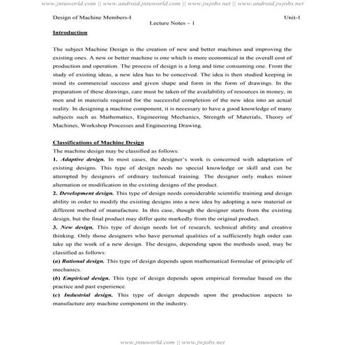 Design of machine_members-i