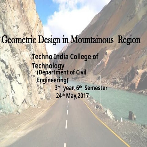 Design of various types of mountainous road.pptx