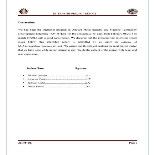 Design of pin project