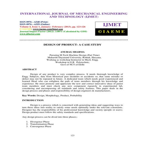 Design of product  a case study-2
