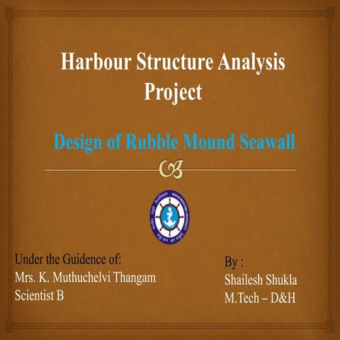 Design of Rubble Mound Seawall