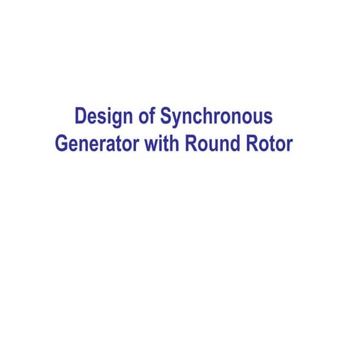 Design of Synchronous machine.pdf