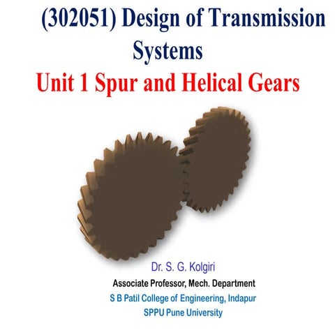 Design of transmission systems unit 1 