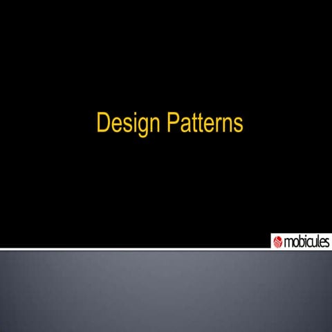 Design patterns | PPT
