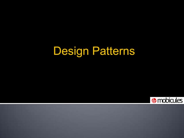 Design patterns