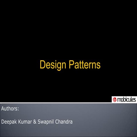 Design patterns | PPT