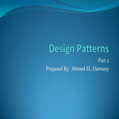 Design patterns | PPT