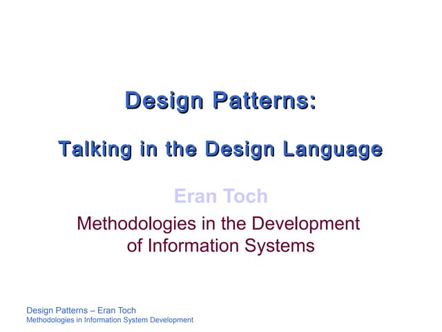 Design patterns
