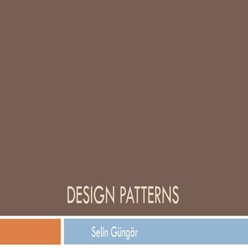 Design patterns | PPTX