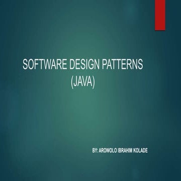 Design patterns | PPT