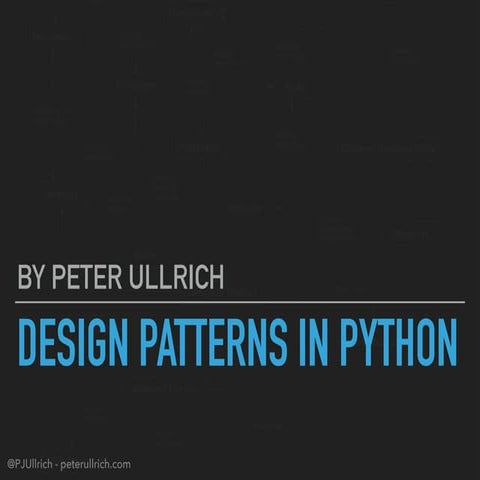 Design patterns in Python | PDF