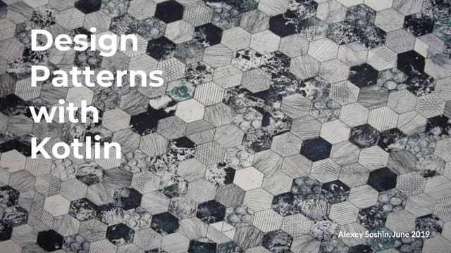 Design patterns with kotlin